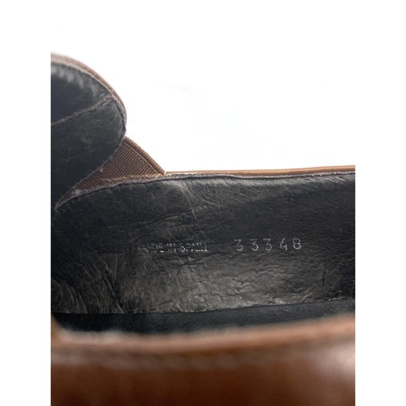 Bachrach Asti 200 Men’s Handmade Woven Leather Loafer Brown Size 8 - Picture 14 of 15